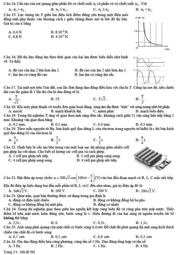 dap an de thi thu thpt quoc gia 2023 1