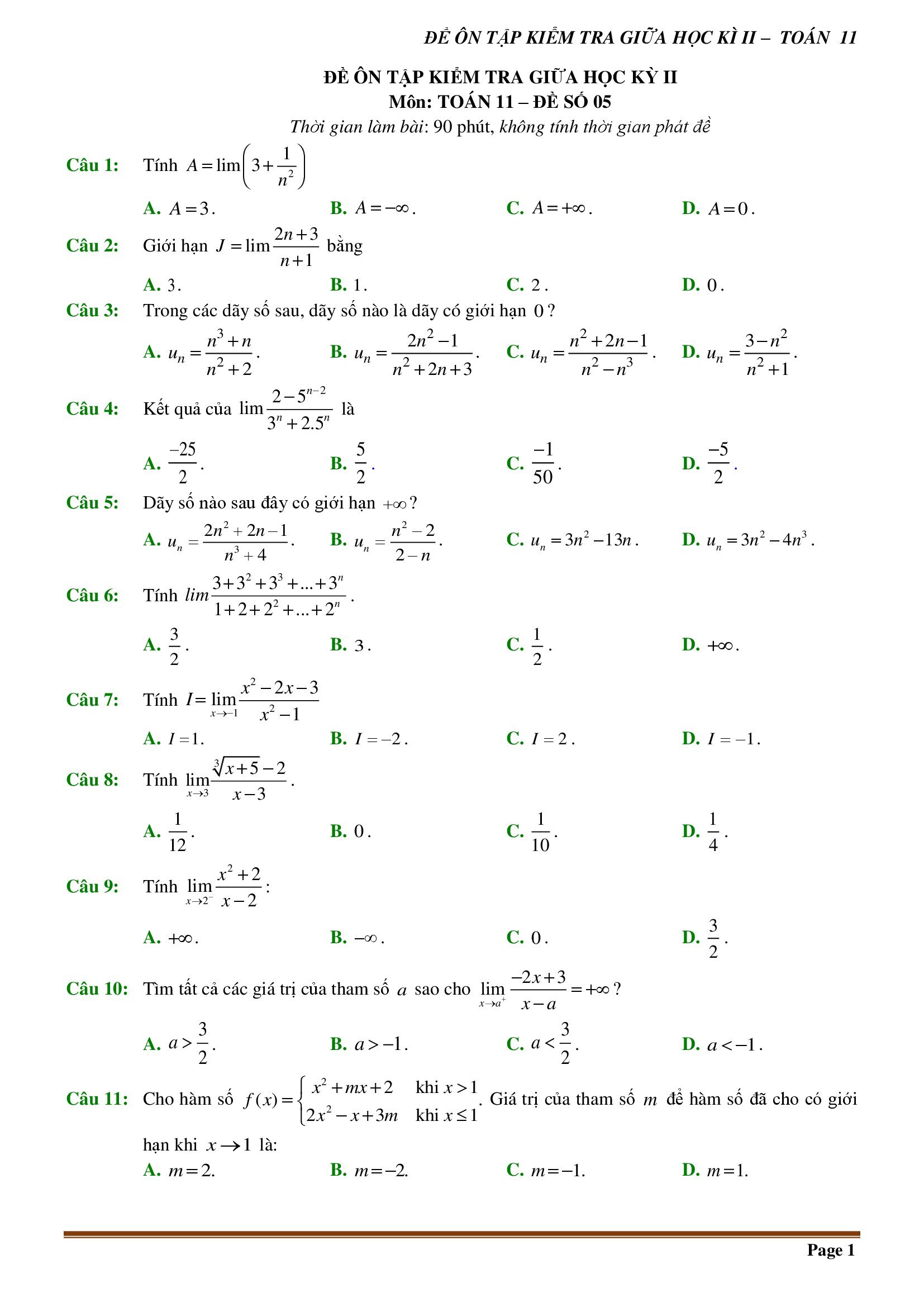 de kiem tra giua ki 1 toan 11 ket noi tri thuc 13