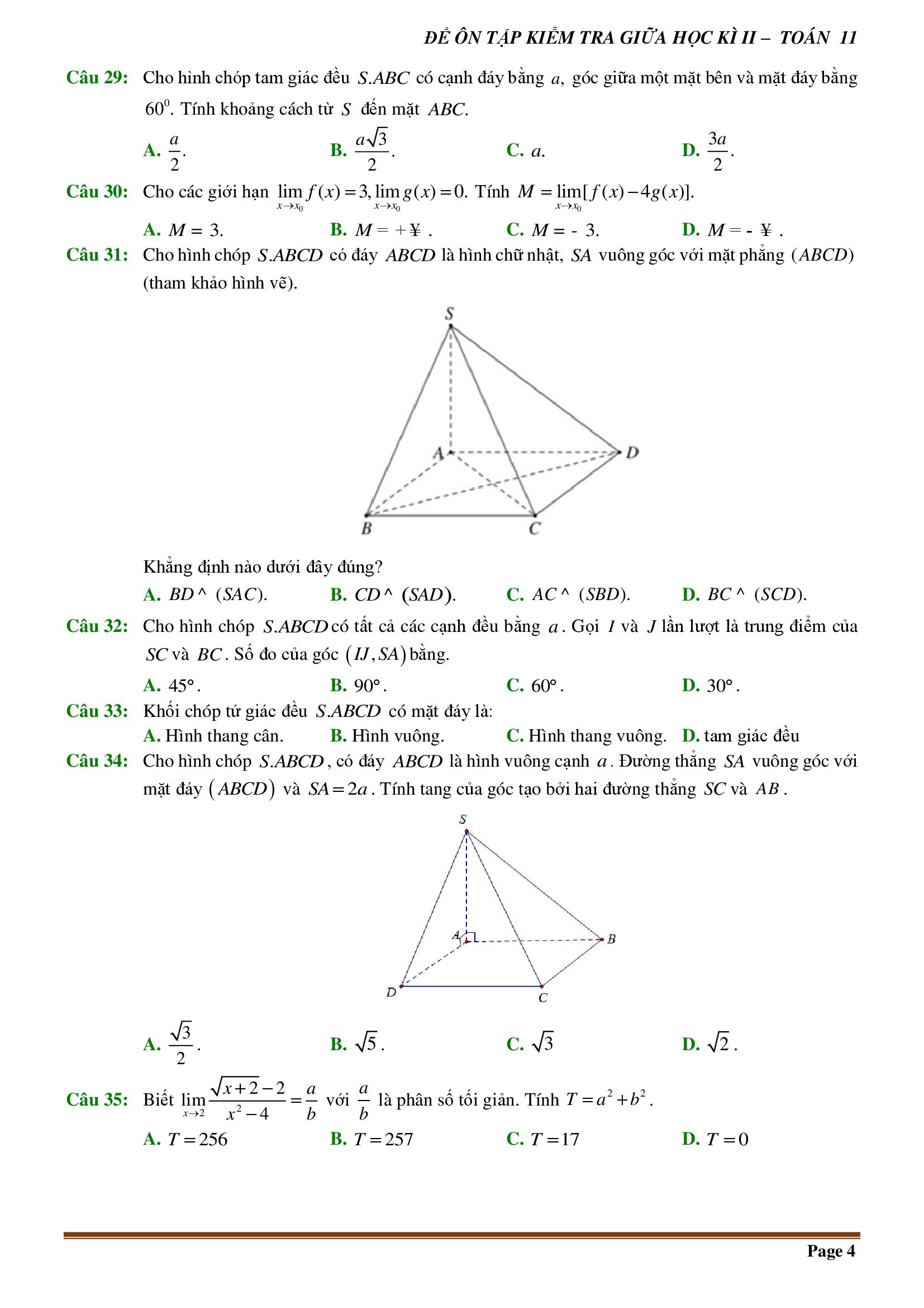 de kiem tra giua ki 1 toan 11 ket noi tri thuc 16