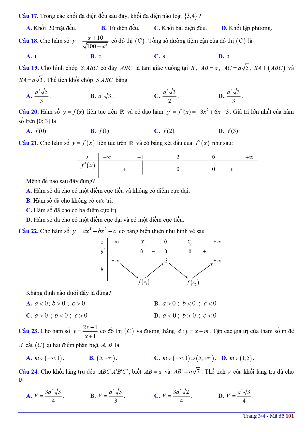 de thi giua ki 1 toan 12 co dap an chi tiet 12