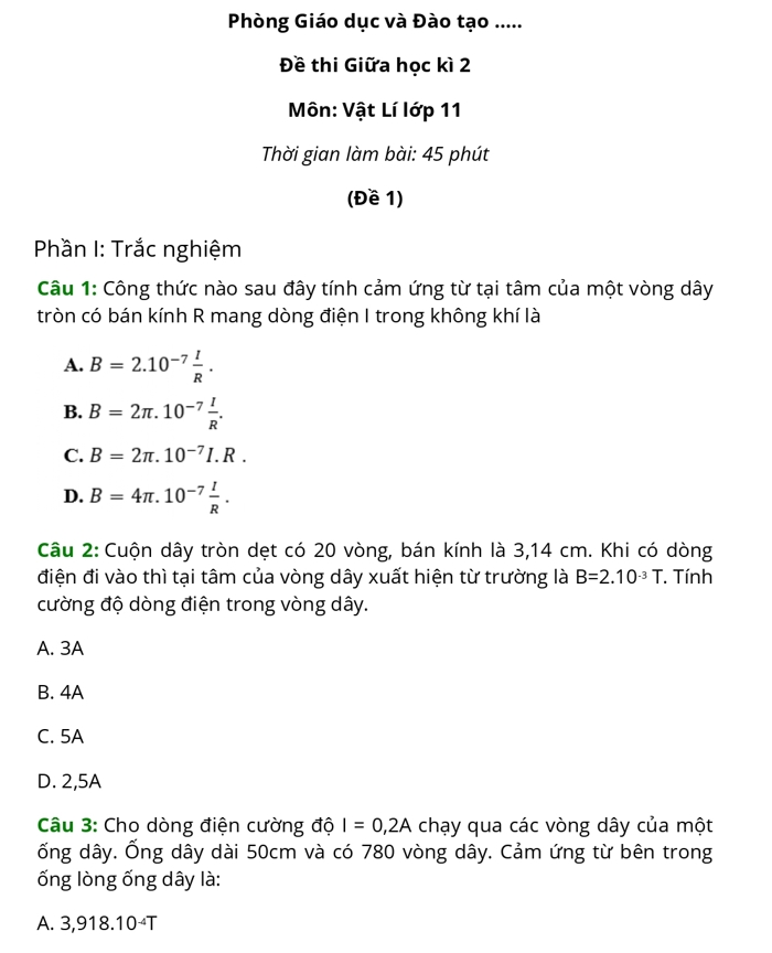 de thi giua ki 2 lop 11 mon toan 1