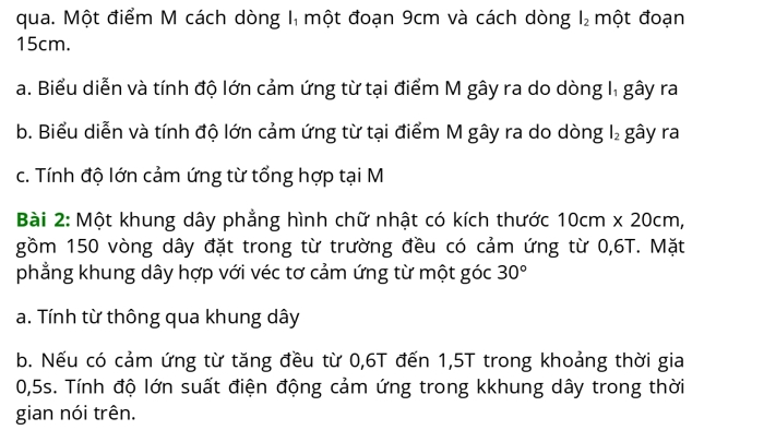 large =left | frac{N(pi frac{d^{2}}{4}).Delta B}{Delta t} right |=left | 1000pi frac{0,1^{2}}{4}.0,01 right |=frac{pi }{40}(V)