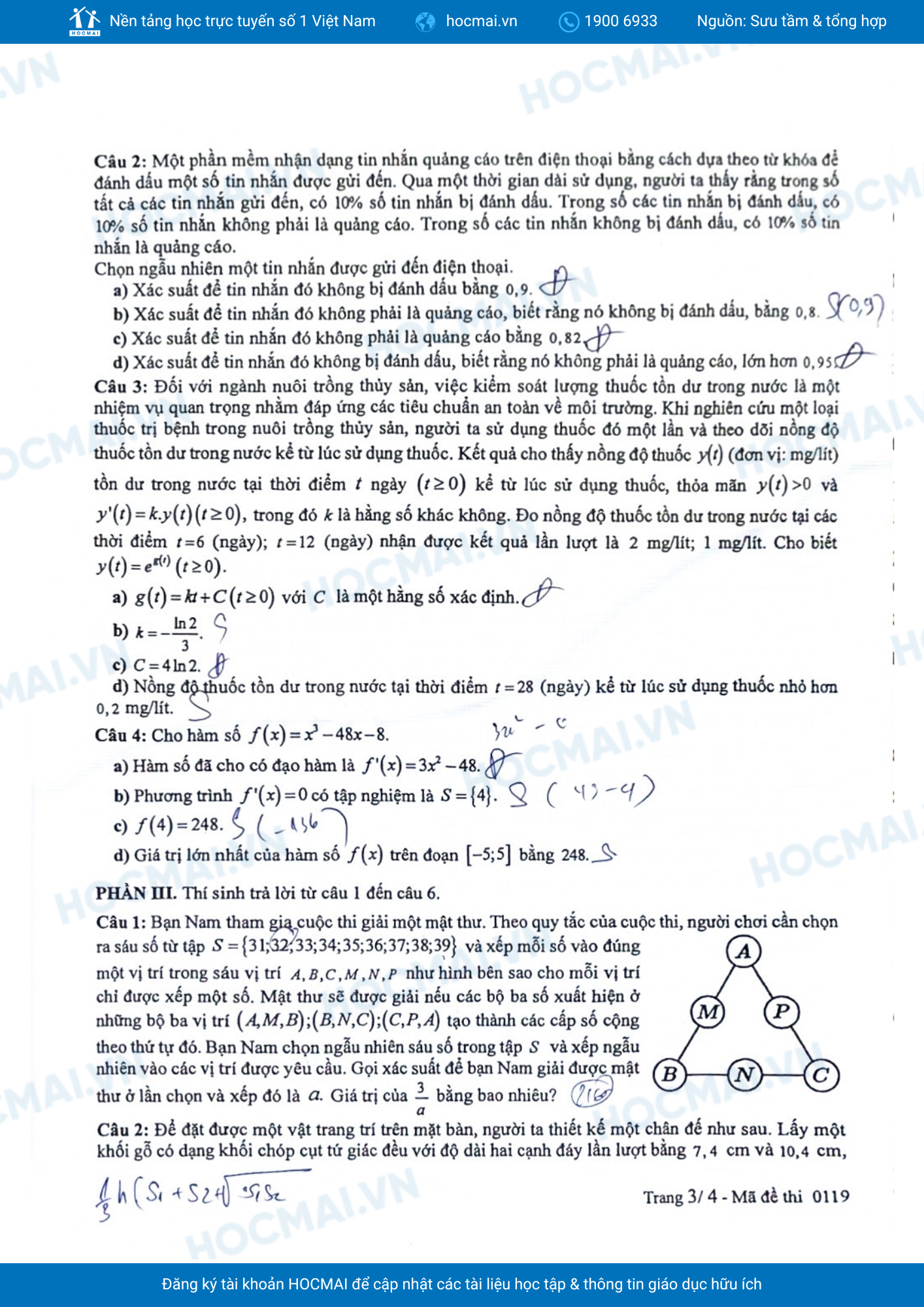 de thi thpt mon toan 3