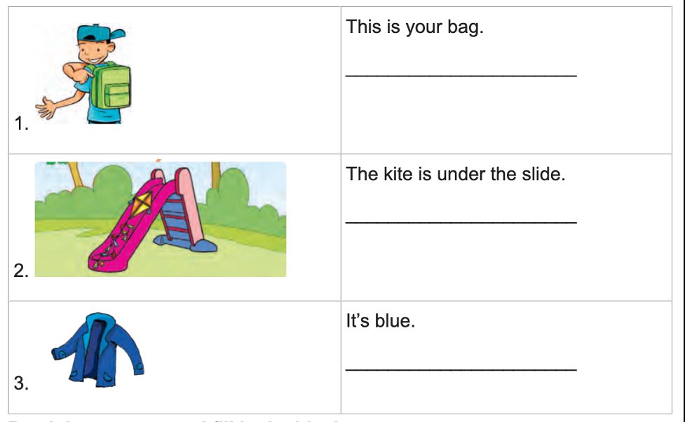 Read and write Yes or No