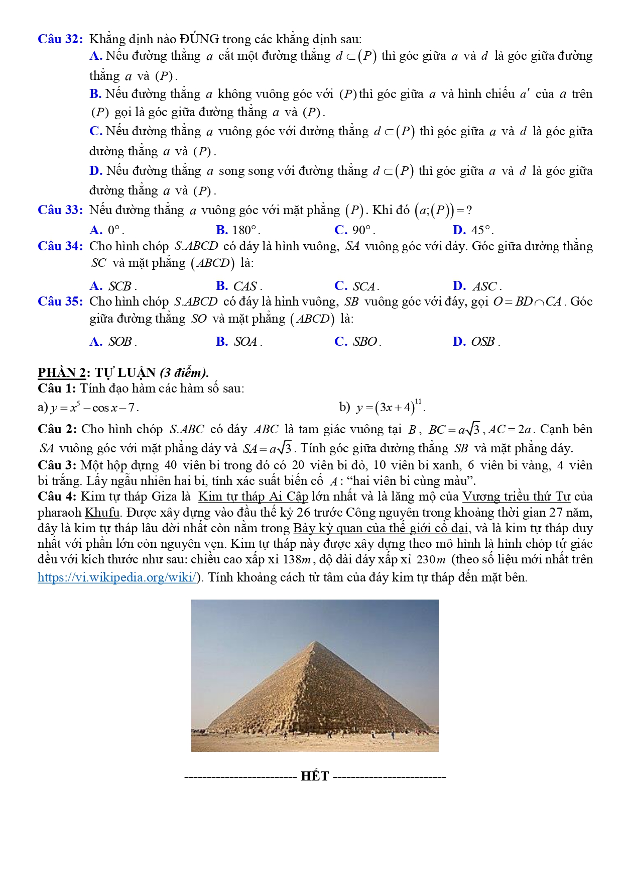 de thi toan lop 11 hoc ki 2 8