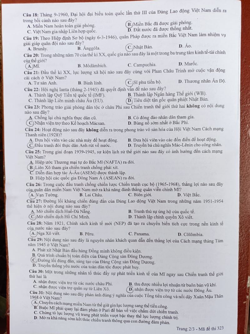 de thi tot nghiep thpt 2022 mon su 1