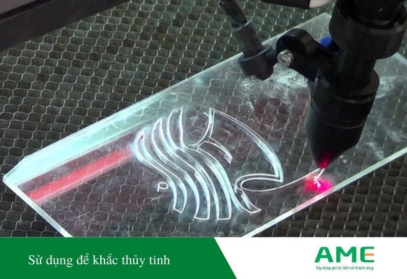 ứng dụng vào khắc thủy tinh