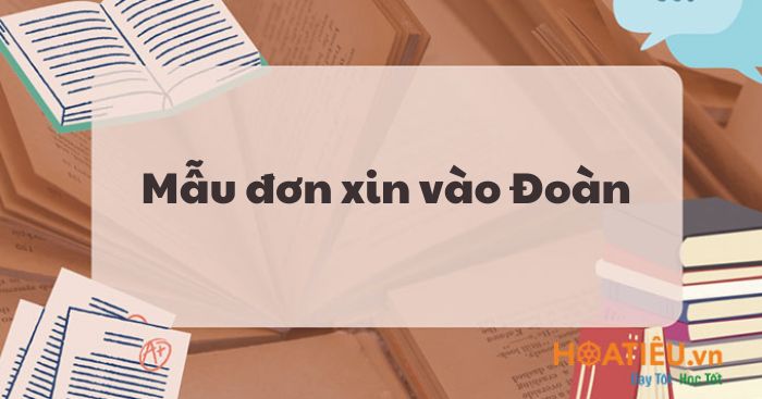 Đơn xin vào Đoàn TNCS Hồ Chí Minh