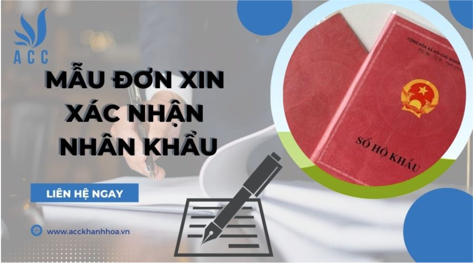 Mẫu đơn xin xác nhận nhân khẩu