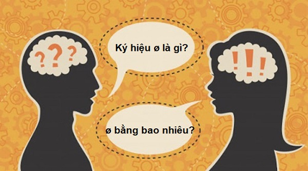 Ký hiệu ø là gì