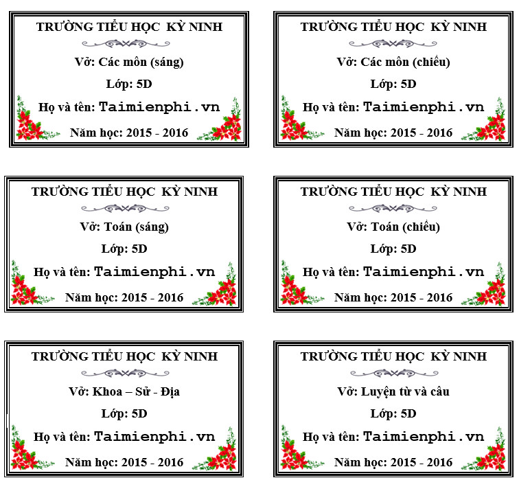 mau nhan vo dep tren word THCS