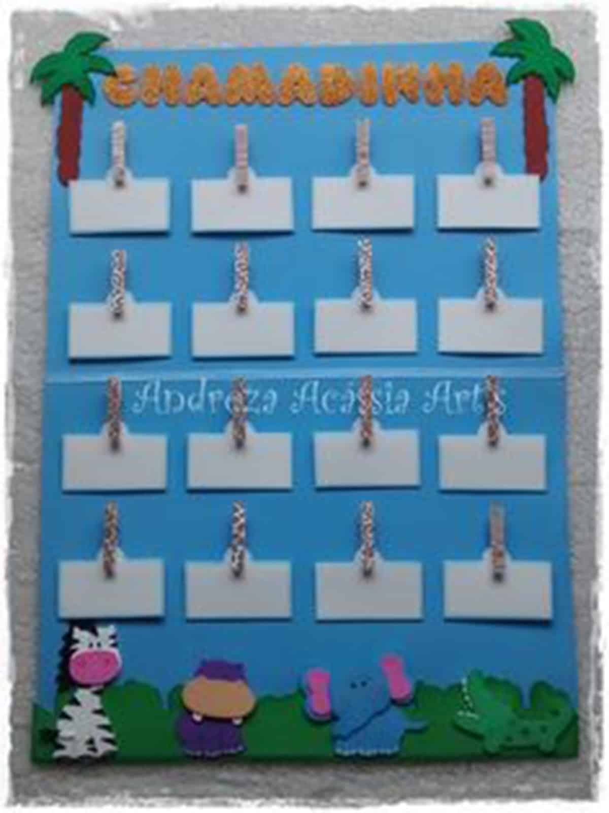 trang trí góc sản phẩm mầm non