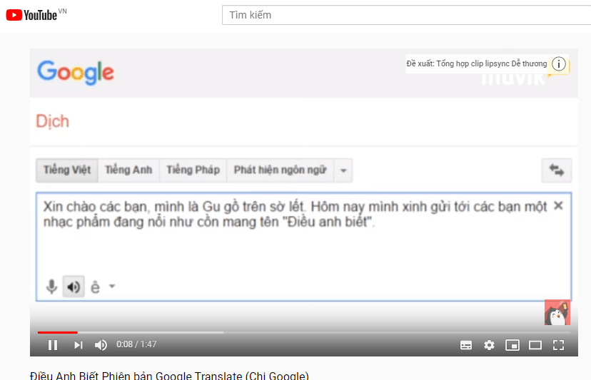 Để chị Google hát cho mà nghe rồi cười cho mà xỉu