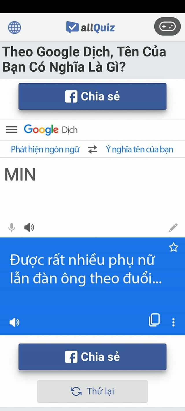 Có ai đang FA muốn đổi sang tên Min thử vận may chuyện tình duyên không?