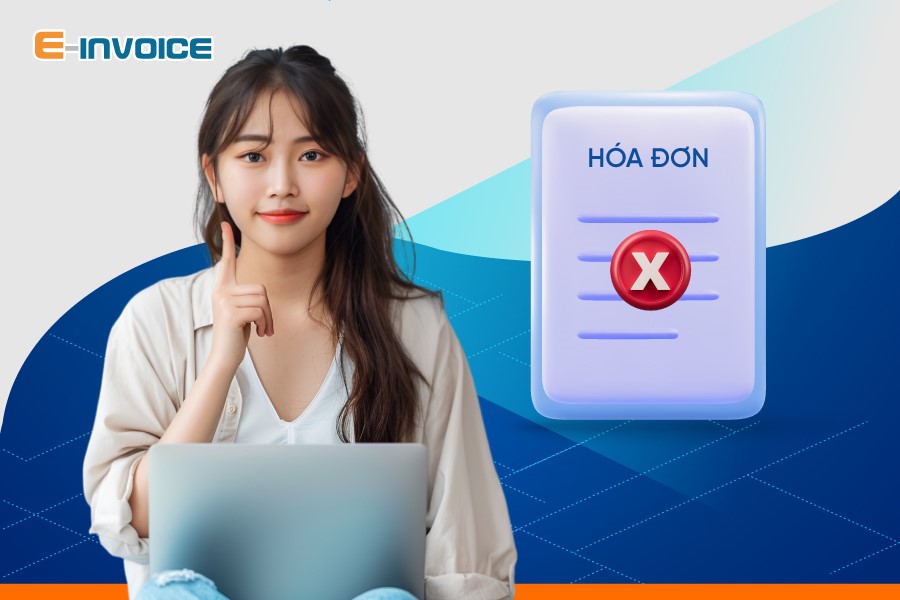 Hóa đơn với hàng mẫu
