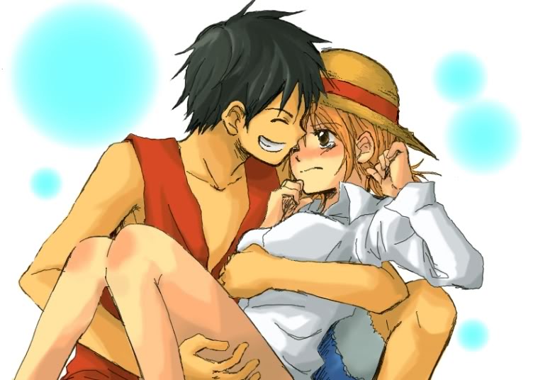Hinh Anh Luffy Om Cai Gi Do Nami