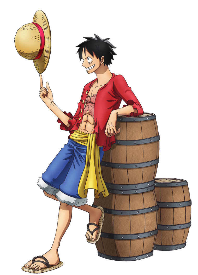 Hinh Anh Luffy Tua Binh Ruou Sieu Ngau