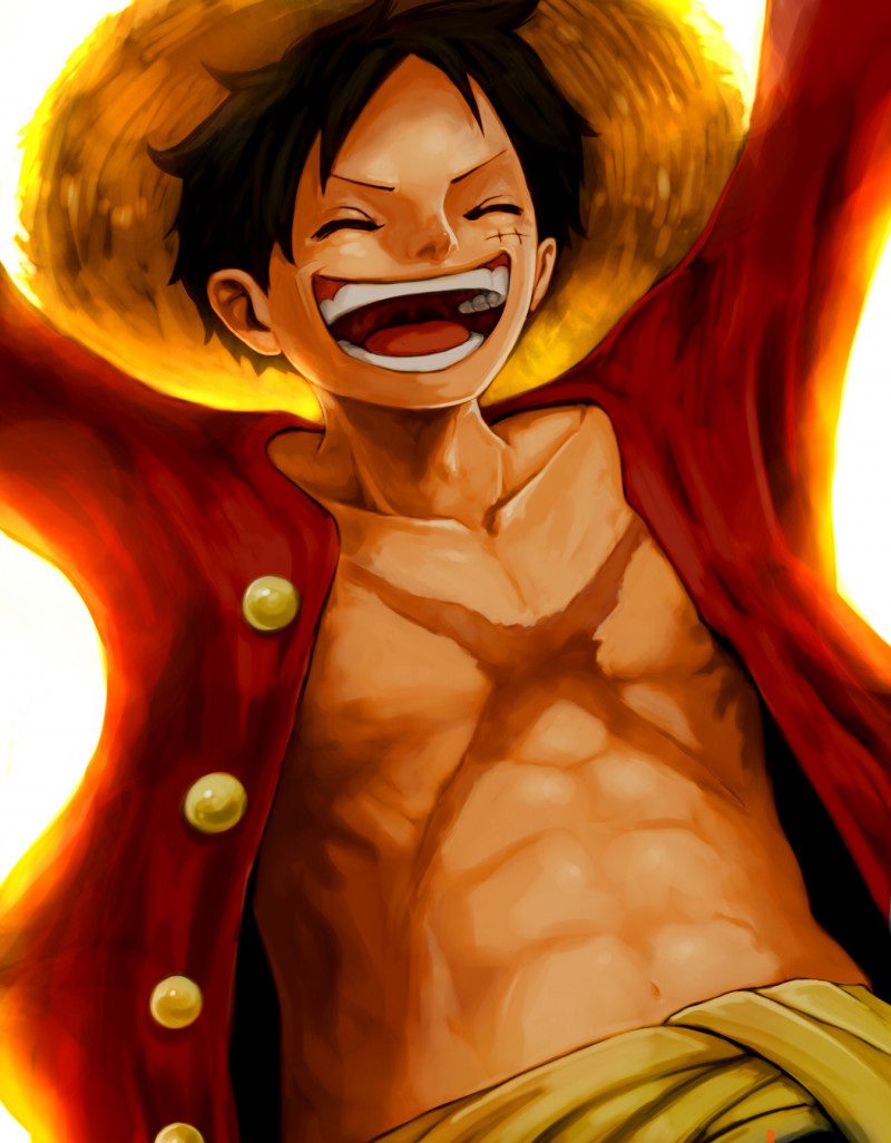 Hinh Anh Luffy Co Bap Cuoi Tuoi Rat Dep