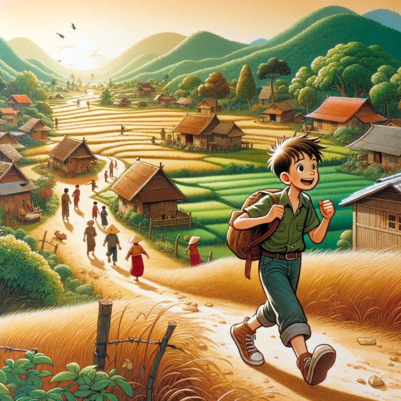 Ảnh minh họa cho hình thức ngôn ngữ tự sự và miêu tả