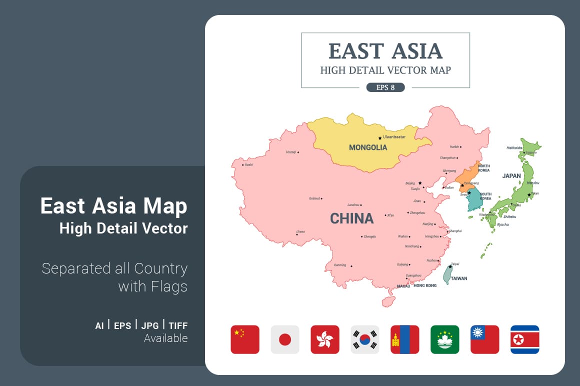 Khí hậu Đông Bắc Á, vị trí địa lý, điều kiện tự nhiên Đông Bắc Á
