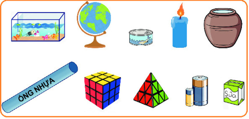 Tìm hình lập phương trong các đồ vật (Nguồn ảnh: Sưu tầm internet)