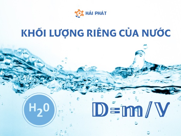 khối lượng riêng của nước