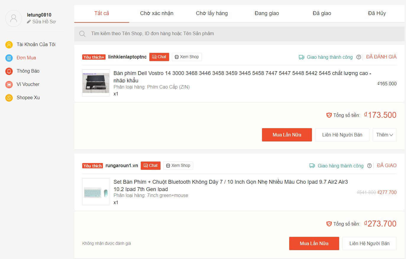 tra cứu đơn hàng standard express