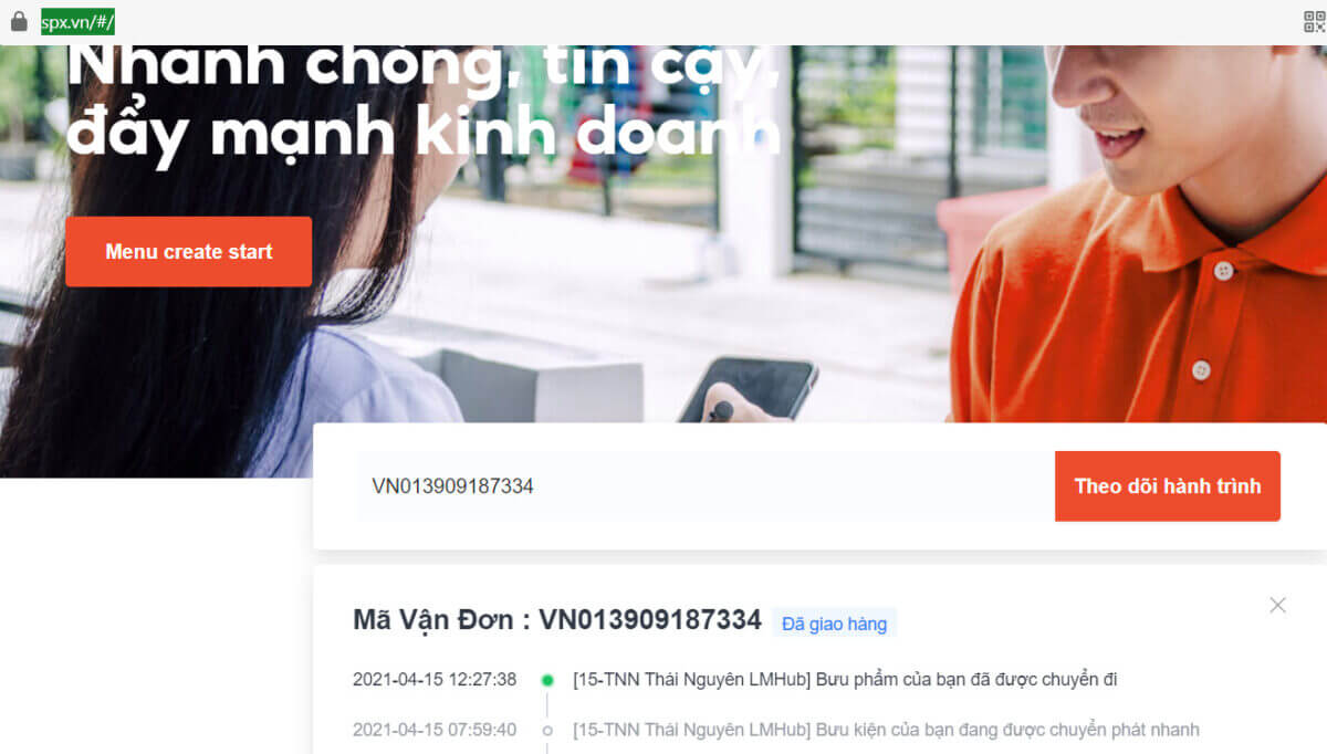cách tra cứu vận đơn standard express