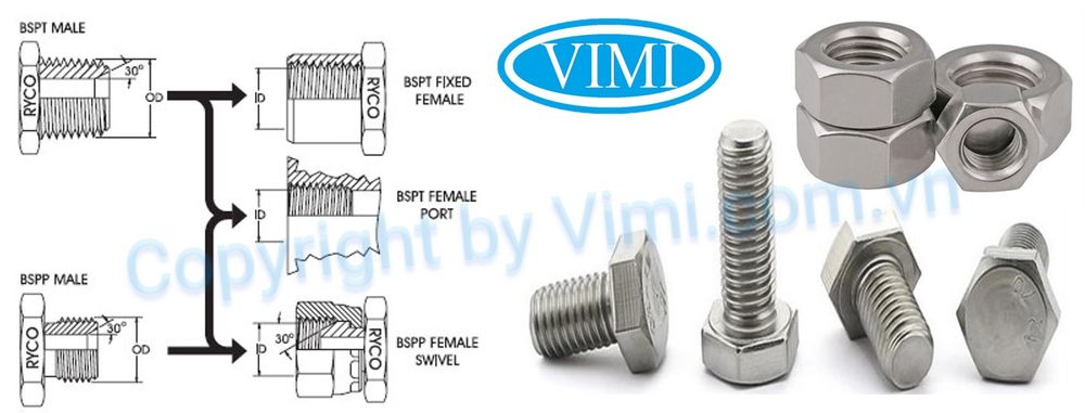 tiêu chuẩn ren bspp