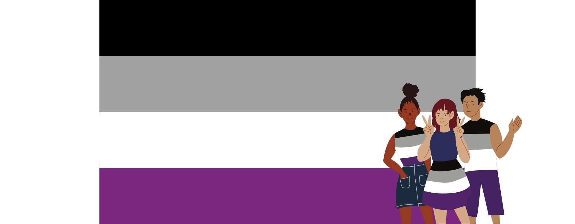 asexual - lá cờ LGBT