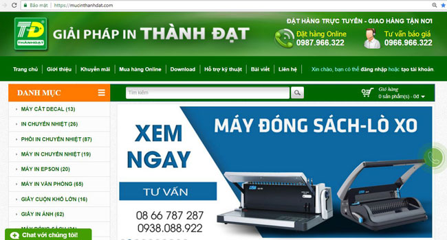 Công ty TNHH Giải Pháp In Thành Đạt
