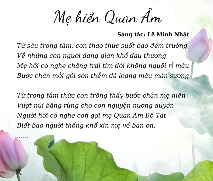 bài hát mẹ hiền quan âm của ca sĩ đan nguyên