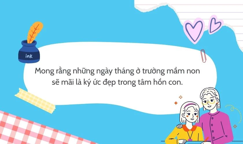 Lời chúc cho học sinh mầm non ra trường hay, ý nghĩa