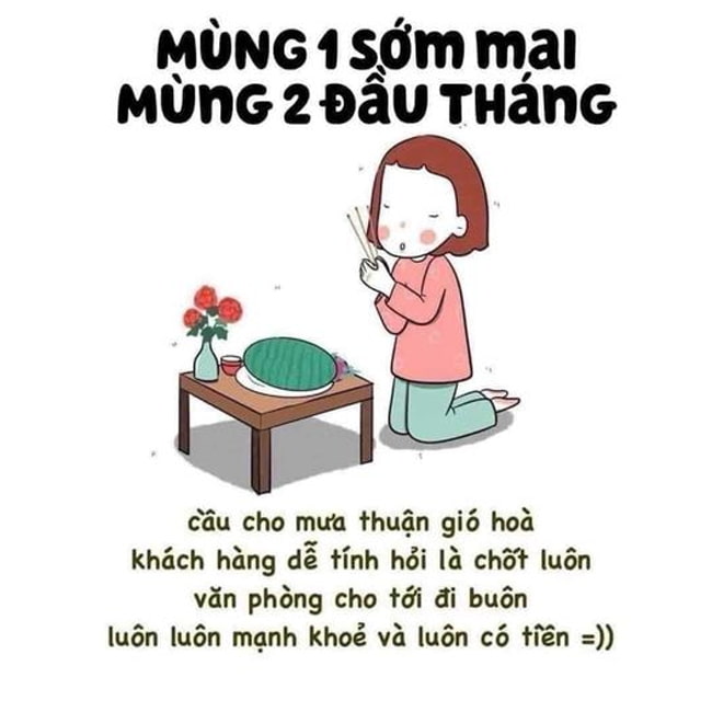 Hình ảnh lời chúc mùng 1 đầu tháng cho mọi người