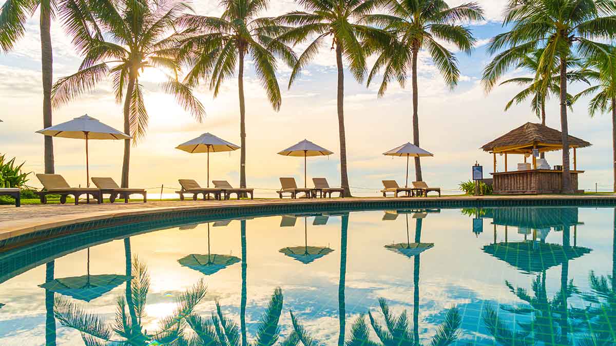 Large resort pools require lots of water and can cause water shortages in overtouristed destinations