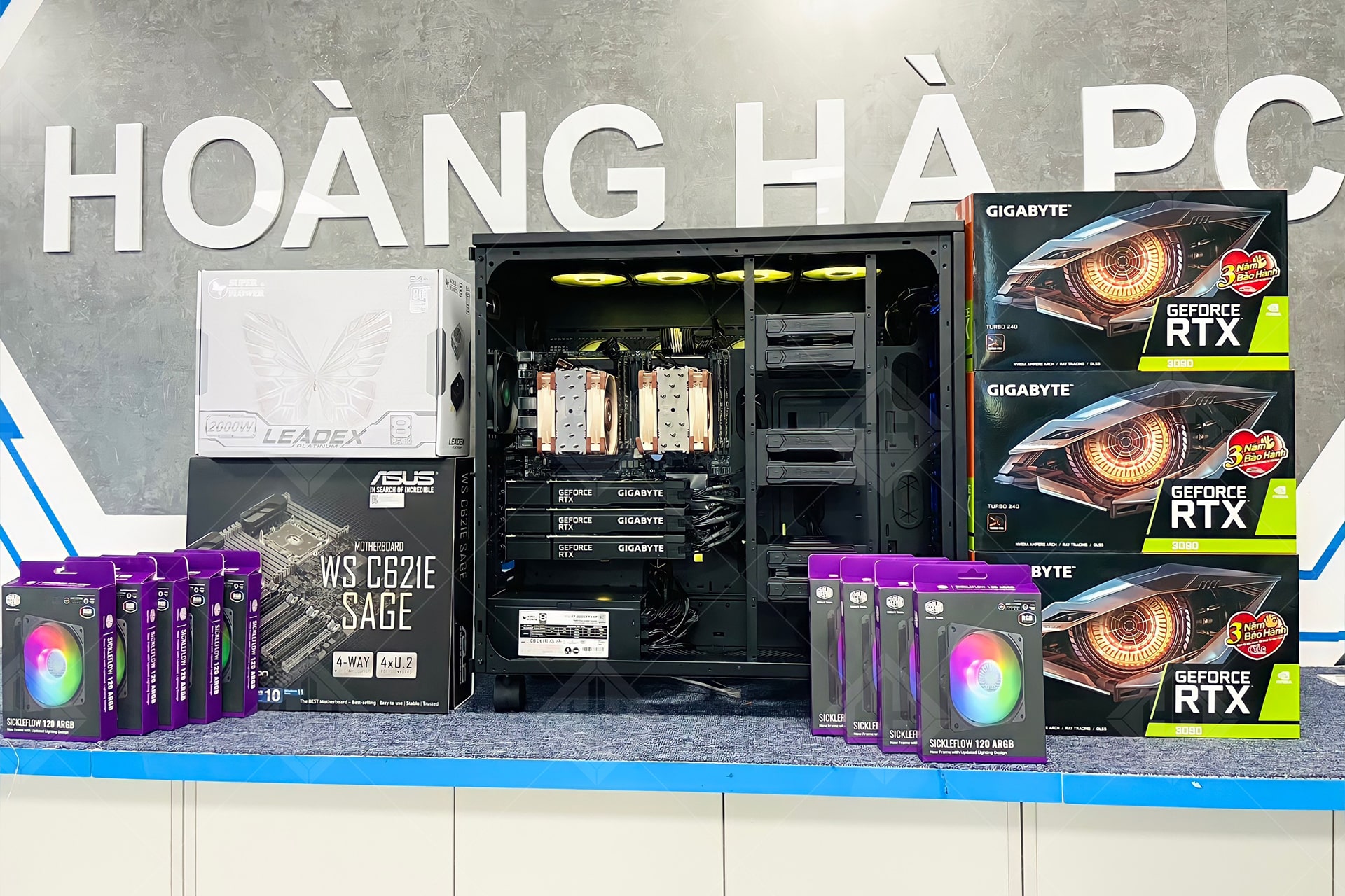 >Hình ảnh 2: Bộ máy tính để bàn hiện đại