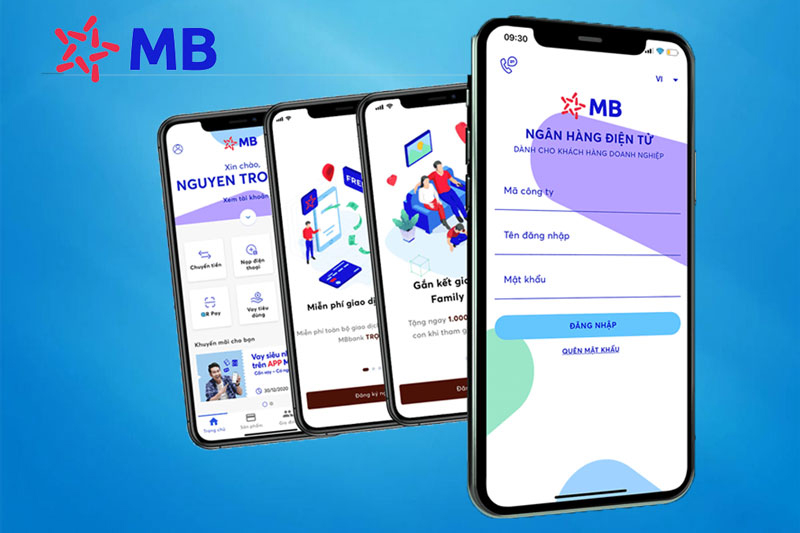Khóa thẻ trên ứng dụng MBBank
