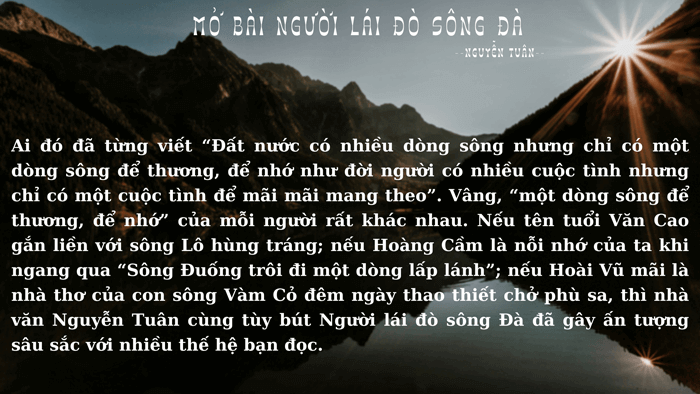 mo bai chung nguoi lai do song da
