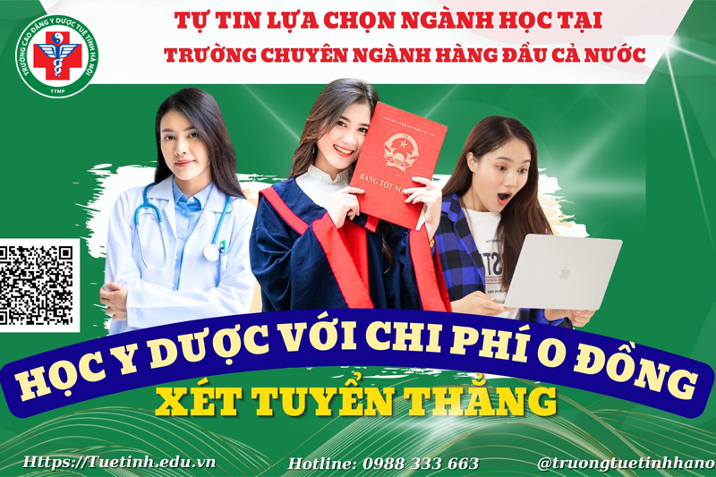 Tuyển thẳng thí sinh có mức điểm từ 18 tại ngôi trường Y Dược chính thống Thủ Đô