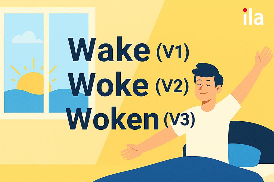 Quá khứ của Wake trong tiếng Anh là gì?