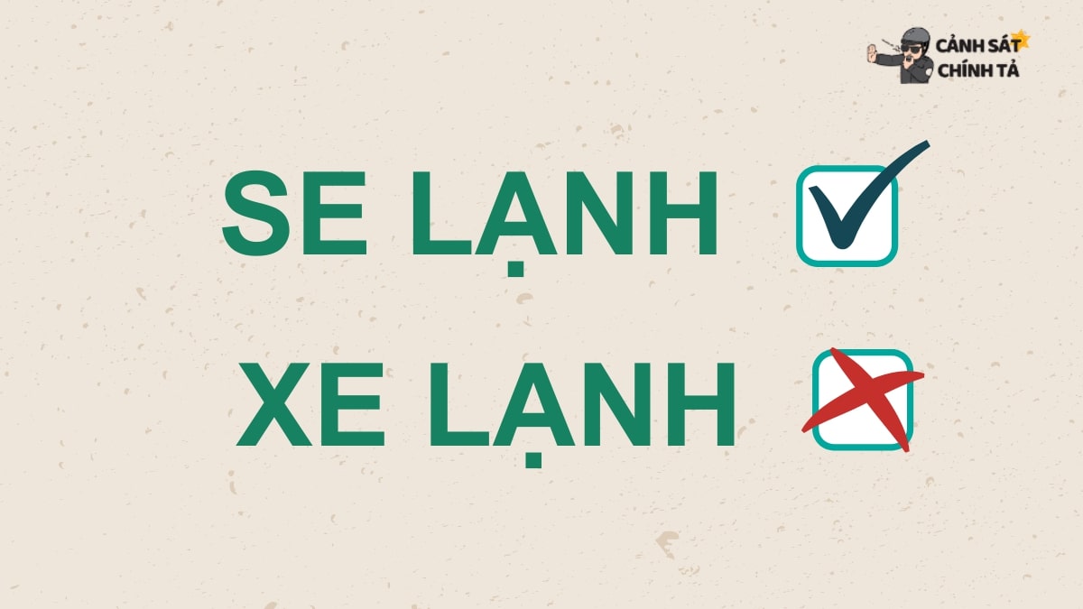 se lạnh hay xe lạnh