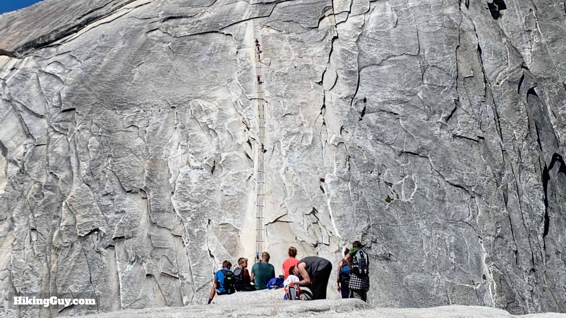 Hikers In Half Dome Rain 2