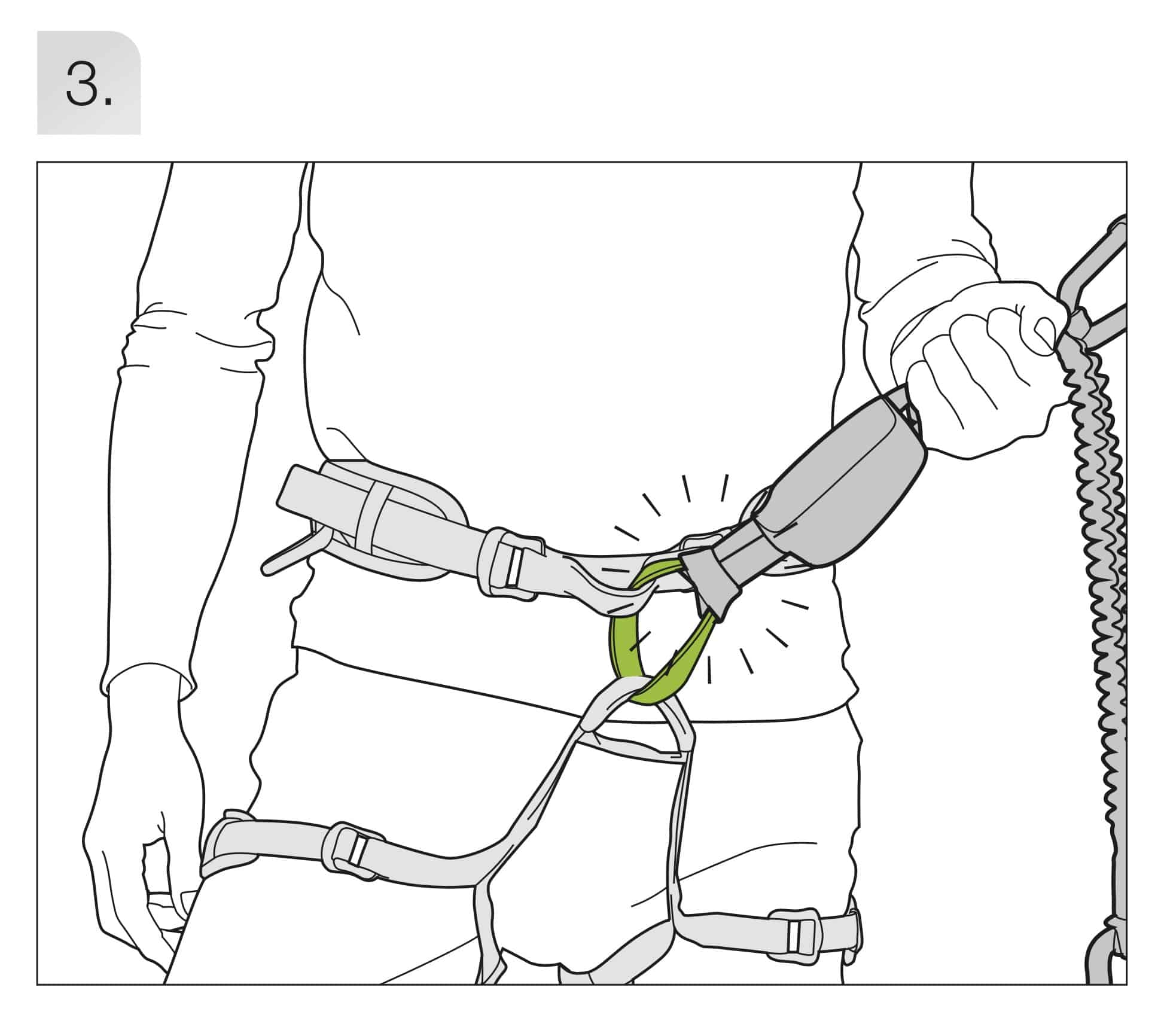 Double Cable Clip Half Dome