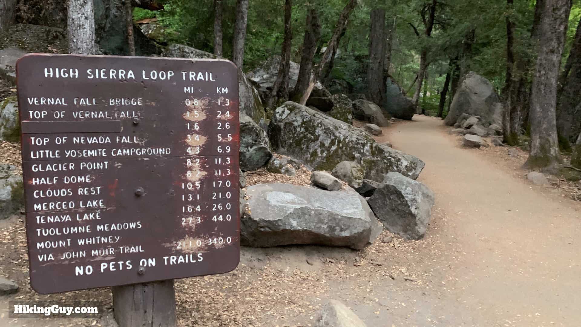 Half Dome Hike Directions 7