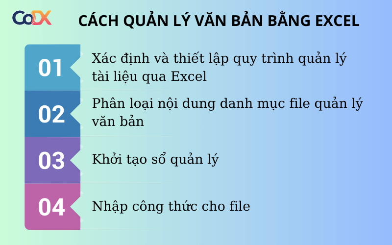 Tải File quản lý công văn đi đến bằng Excel mẫu