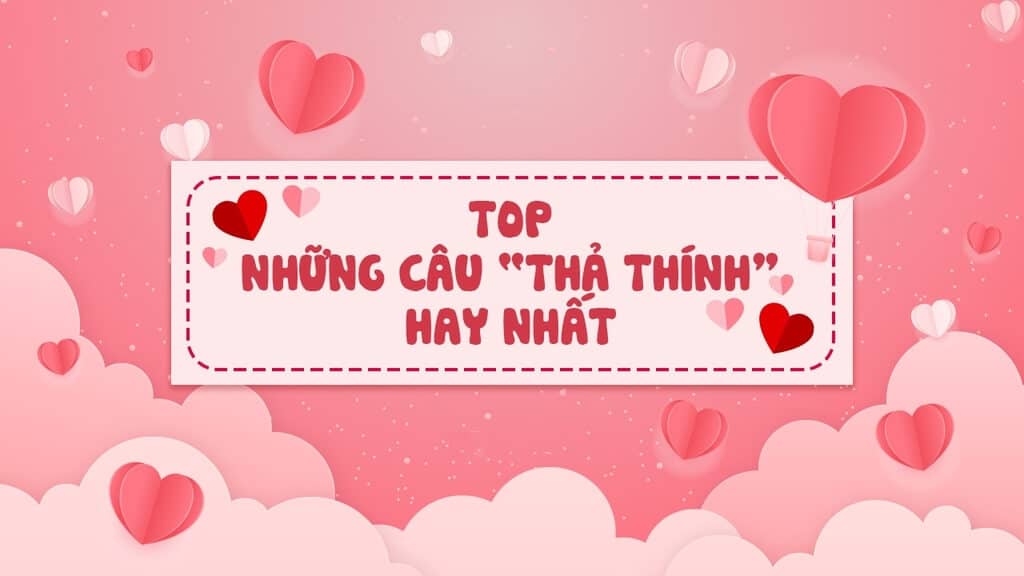 Mẫu câu thả thính tiếng Anh hài hước
