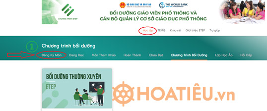 Cách đăng ký học mô đun 4 đại trà