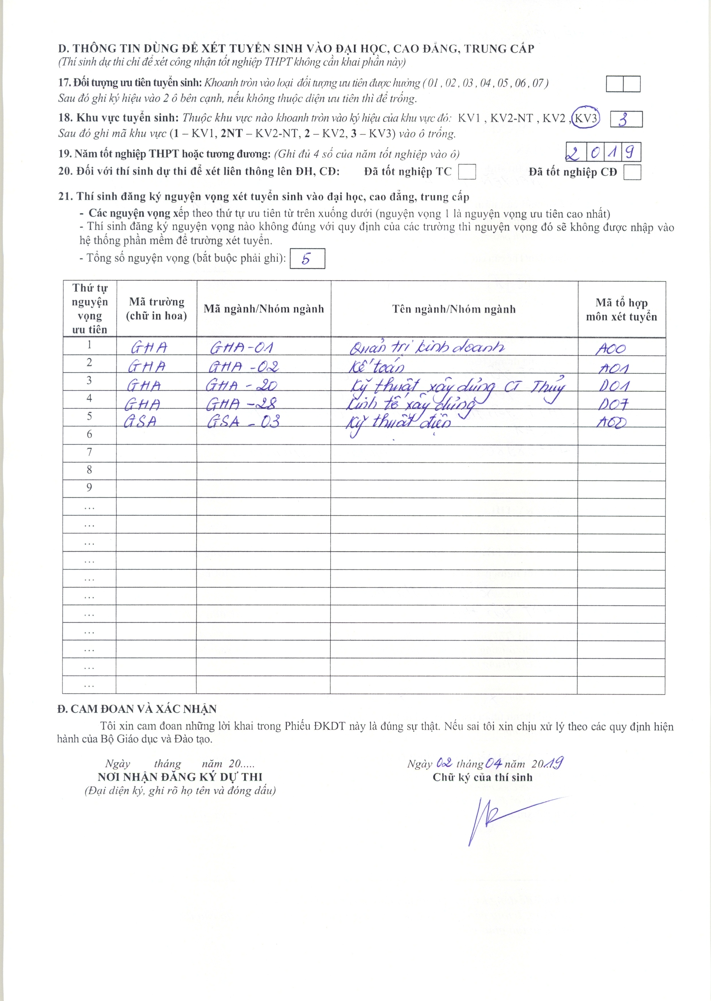 the du thi thpt quoc gia 1