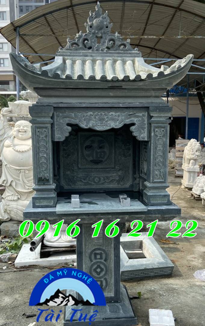 Mẫu cây hương thờ ngoài trời bằng đá