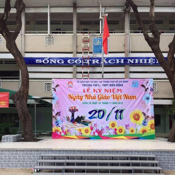 đánh giá trường THPT Diên Hồng có tốt không